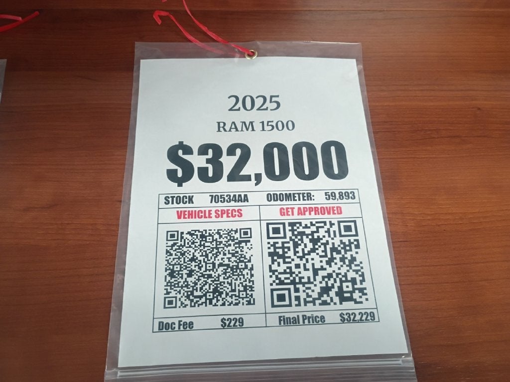 2025 RAM 1500 Lone Star Quad Cab 4x4 6'4' Box