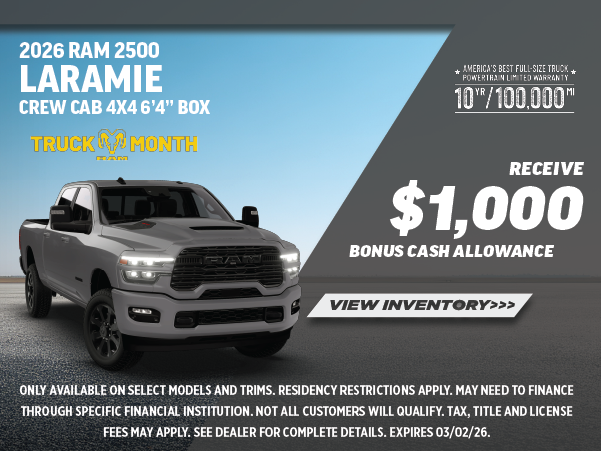 2026 Ram 2500 